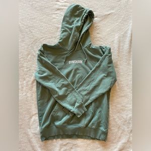 Gymshark Women’s Green Sweatshirt - Medium